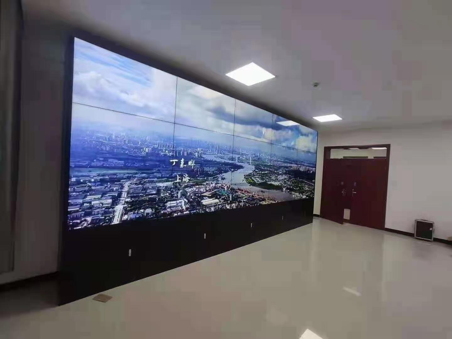 黄冈拼接屏-55寸京东方液晶拼接屏3X4案例展示